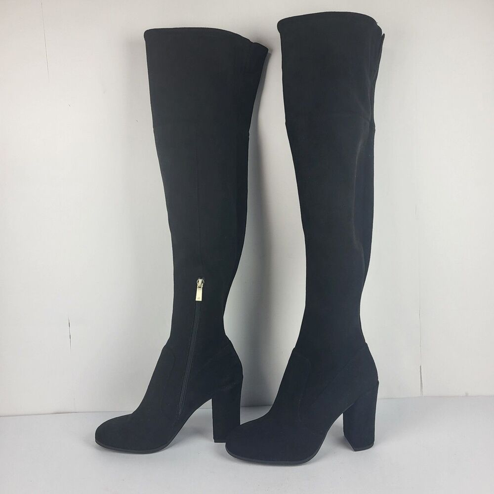 Kenneth Cole new York Josie women's over the knee boots Textile black Size 7.5M